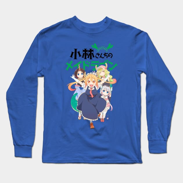 Miss Kobayashi's Dragon Maid Long Sleeve T-Shirt by TobiGL